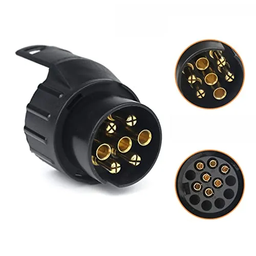 Qiping Anhänger Adapter 7 auf 13 polig - ahk Adapter 7 auf 13 poliger