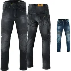 BULLDT Herren Motorradjeans mit Protektoren W38/L32 Schwarz