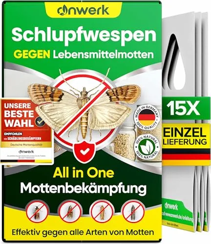 anwerk® Schlupfwespen gegen Lebensmittelmotten von anwerk