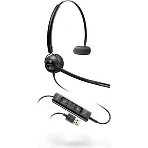 Plantronics Poly Headset EncorePro 545 konvertibel USB-A - Headset mit flexibler Trageweise, ideal für langen Tragekomfort und klare Sprachübertragung im Büro oder Home Office.
