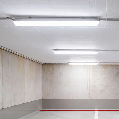 LED Wannenleuchte 48W 3er Set - Hochleistungs-Deckenlampe für Garagen und Industrie, strahlwassergeschützt (IP65) mit 5760 Lumen für optimale Ausleuchtung. Perfekt für feuchte Umgebungen!