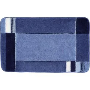 Kleine Wolke Badteppich Padova, marineblau, 70 x 120 cm in blau von Kleine-Wolke