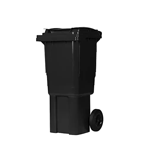 Bauer Mülltonne 60L mit 2 Rädern und Deckel von Hardwex