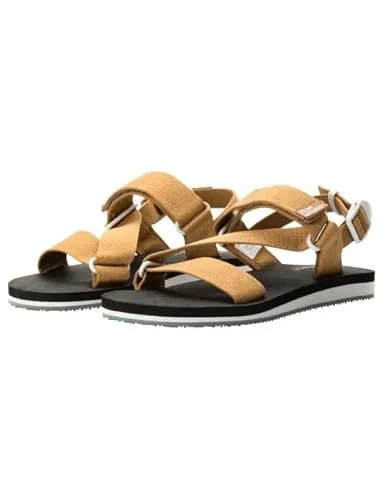 Jack Wolfskin Urban Entdeckung Belt Sandal W dunelands (5345) 6 - Wanderschuhe für Damen mit robustem Textilschaft, dämpfendem EVA-Fußbett und griffiger Gummisohle für optimalen Halt. Ideal für warme Tage und abenteuerliche Erkundungen.