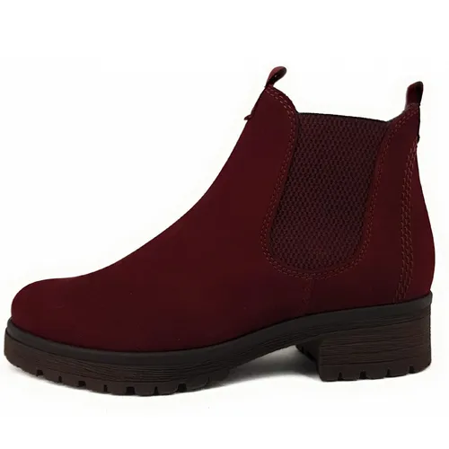 Gabor  Damenschuhe Stiefel Reißverschluss Chelsea Boot Rot Freizeit, Schuhgröße:EUR 37.5 | UK 4.5