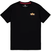 Alpha Industries Herren T-Shirt - Schwarz, Gr. XL - Herren-Shirt aus 100% Baumwolle mit stylishem Puff Print Logo, ideal für den Alltag und ein Must-Have für modebewusste Männer.