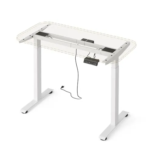 Vicco Elektrisches Höhenverstellbares Schreibtischgestell Elevate – Flexibel & Modern - Gestalten Sie Ihren Arbeitsplatz individuell mit dem höhenverstellbaren Schreibtischgestell Elevate. Mit 3 Speicherplätzen für optimale Ergonomie und integrierten USB-Anschlüssen für Ihre Geräte.