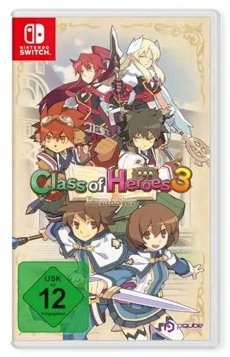 Class of Heroes 3 (Remaster) - Nintendo Switch - Rollenspiel-Klassiker für Nintendo Switch, neu aufgelegt und ab dem 17.09.2025 lieferbar, ideal für Fans von Fantasy-Abenteuern und strategischen Kämpfen.