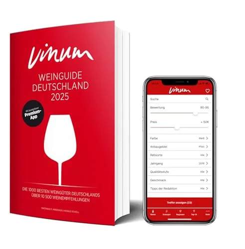 VINUM Weinguide Deutschland 2025 - Umfassender Weinguide für 2025, ideal für Weinliebhaber und Genießer, mit Expertenbewertungen und Empfehlungen für die besten Weine.