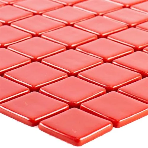 Glas Pool Schwimmbad Mosaik Fliesen Matte Pixley Rot Bad Dampdusche Küche Wand