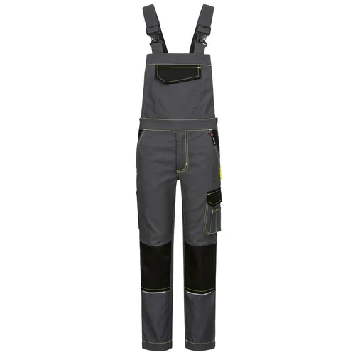 RIKUS Twill-Kinderlatzhose CRAFTLAND® Grau/Schwarz Gr.158/164 - Robuste Kinderlatzhose aus leichtem Twill, ideal für abenteuerlustige Kids. Verstellbare Taille und praktische Taschen bieten höchsten Komfort und Funktionalität.