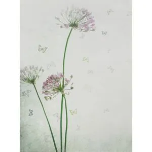 Frank-Flechtwaren Tischläufer Allium, 337603, waschbar, cremeweiß / grün, aus Polyester, 40 x 150 cm