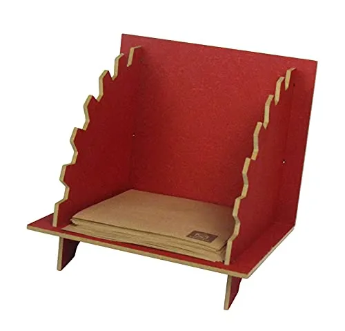 Werkhaus SON 402027 Zettelbox Rot Zettelhalter Stiftehalter