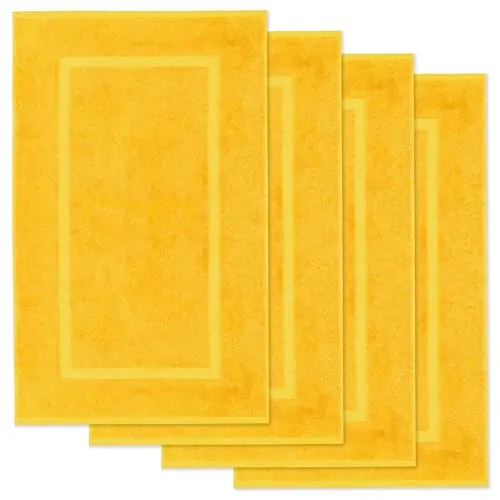 Badematten & Badteppiche Gelb von Lavea