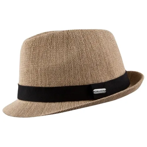 CHILLOUTS Bardolino Sommerhut Herren - Faltbarer Trilby Hut - Fedora & Trilby-Hüte für Herren, handgefertigter, atmungsaktiver Sommerhut aus 100 % Baumwolle für optimalen Tragekomfort und stilvolles Design.
