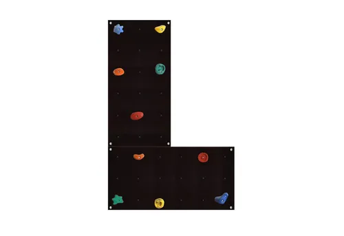 Gartenpirat Kletterwand Outdoor mit bunten Klettersteinen - Kletter-Trainingsgerät für Outdoor, wetterfest und ideal für Kinder. Inklusive Montagematerial und bunten Klettersteinen für ein spannendes Klettererlebnis.