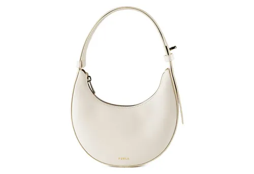 Furla Delizia Schultertasche aus Leder 21 cm in Weiß von Furla