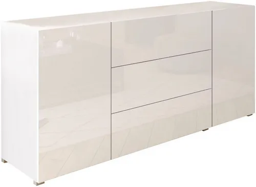 INOSIGN Sideboard BERLIN, Moderne grifflose Kommode 150 cm, 4 Schubkästen/2 Türen