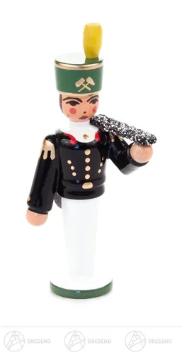 Miniatur Bergmann mit Erz  H=ca 6,5 cm NEU Erzgebirge Weihnachtsfigur Holzfigur