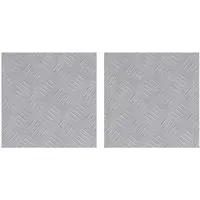 vidaXL Aluminium-Riffelbleche 2 Stk. Rutschfest 30x30 cm - Bewässerung und Sicherheit vereint: Rutschfeste Aluminium-Riffelbleche für optimale Treppensicherheit und industriellen Stil, perfekt für Innen- und Außenbereiche.
