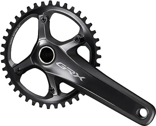 Shimano GRX FC-RX810 - Hochwertige Velokurbel für Gravelbikes - Veloantrieb, Velokurbel mit 170 mm Länge, optimiert für präzise Schaltvorgänge und hohe Stabilität auf unbefestigten Wegen.