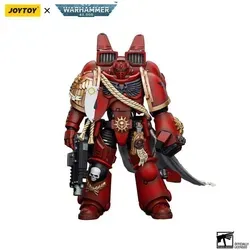 JoyToy Space Marines - Blood Angels Hauptmann mit Sprungpaket 1/18 - Detailreiche Figur des Blood Angels Hauptmanns mit Sprungpaket, ideal für Sammler und Spieleliebhaber im Maßstab 1/18.