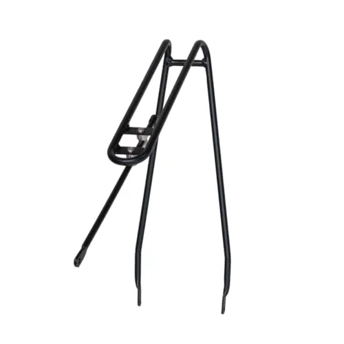 Winora Unisex – Erwachsene Double Rack Gepäckträger, Schwarz, 28 - Gepäckträger für Fahrräder, extrem leicht und von hoher Qualität – ideal für lange Fahrten und sicheres Transportieren von Gepäck.