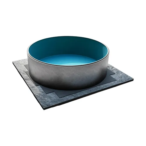 Produktbild conZero Komplett Set für Rundpool Ø 600 x 135 cm Verschalung Bodenplatten Pool