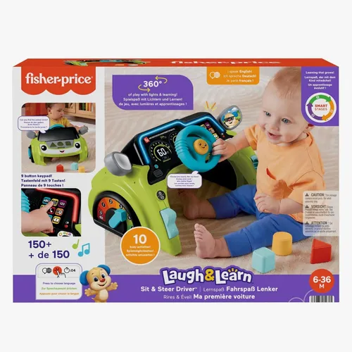 Mattel Fisher Price HYR92 Lernspaß Fahrspaß Lenker