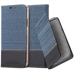 Cadorabo Hülle für Apple iPhone 13 PRO Schutzhülle in Blau Handy Hülle Etui Book Case Cover