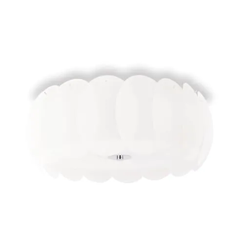 Deckenleuchte OVALINO PL8, 8-flammig, E27, weiß von Ideal Lux