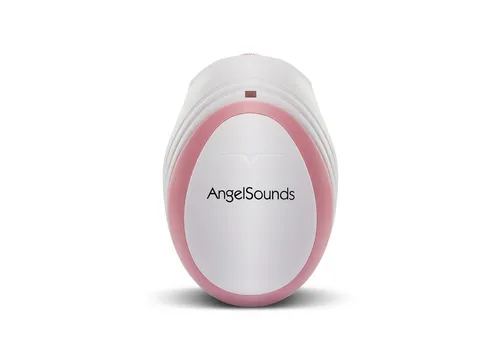 Angelsounds Mini JPD-100S Fetal-Doppler - Herzschlag hören - Doppler für Schwangere, kompakt und handlich. Lauschen Sie dem Herzschlag Ihres Babys ab der 12. Woche und teilen Sie die Freude mit Freunden dank Aufnahmefunktion.