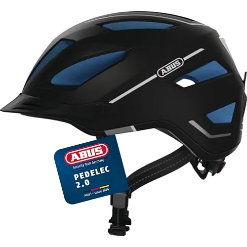Abus Pedelec 2.0 Motion Black S - Fahrradhelm für Pedelecs mit NTA 8776-Zertifizierung, ausgestattet mit 180° LED-Rücklicht für optimale Sichtbarkeit und innovativem Belüftungssystem für höchsten Komfort.
