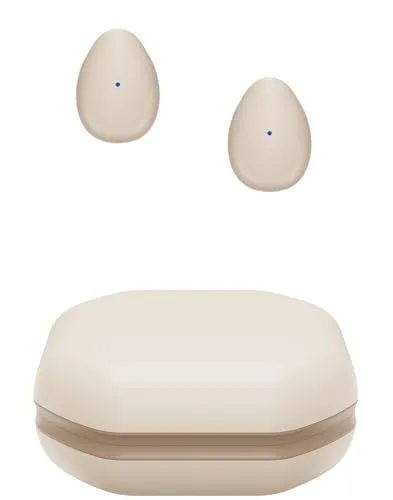 Mini Wireless Bluetooth Ohrhörer - Komfortable Semi In-Ear Kopfhörer mit Ladetasche - Kopfhörer mit nur 2,3 g Gewicht und IPX5 Wasserresistenz, ideal für aktives Leben und langen Tragekomfort. Perfekte Verbindung für iOS/Android mit herausragendem HD-Sound.