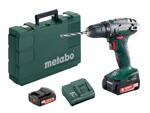 Metabo Akku Bohrschrauber BS 14.4 - Flexibel und leistungsstark - Akkuschrauber mit 10 mm Bohrfutter, ideal für präzise Arbeiten. Hohe Flexibilität ohne Akku und Ladegerät, perfekt für DIY-Projekte.