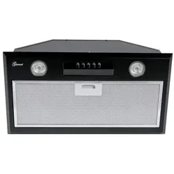 GURARI Lüfterbaustein GCH B 051 BL 52 N/ GCH B 051 BL 52 N, Einbau Dunstabzugshaube 52cm, Schwarz, Saugstark 1000m3/h schwarz