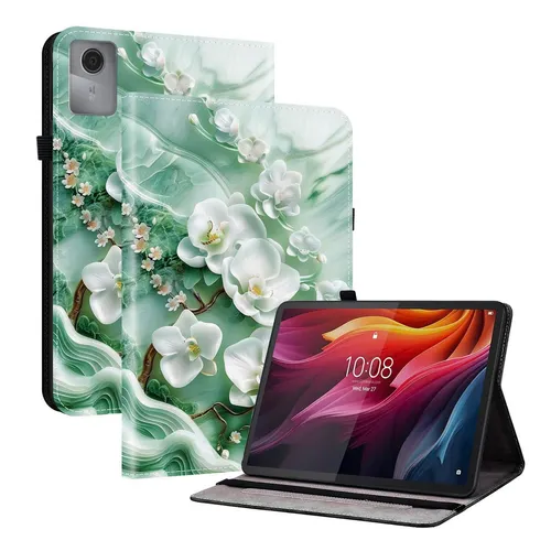 Für Lenovo Idea Tab 11 Zoll Crystal Textur Kunstleder Design Motiv Schutz Hülle
