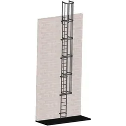 ZARGES Steigleiter Edelstahl 7.40 m