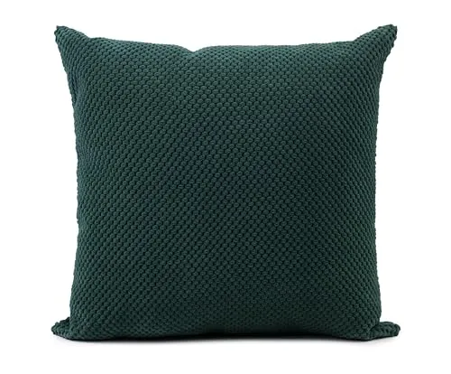 Gözze Dekokissen Sven in Dunkelgrün 60x60 cm - Quadratisches Zierkissen aus 100 % Polyester, ideal für stilvolle Akzente in Ihrem Wohnraum. Hochwertig verarbeitet und pflegeleicht, perfekt für gemütliche Stunden.