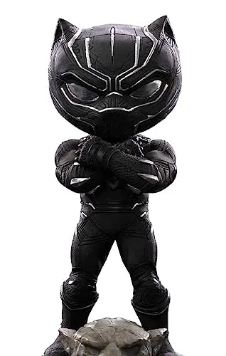 Iron Studio Marvel-Figur Schwarzer Panther Mini Co. 1 - Sammlerfigur aus hochwertigem Material, langlebig und flexibel gestaltet – perfekt für jeden Marvel-Fan!