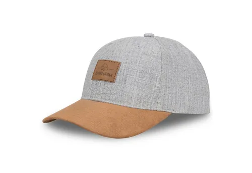 Johnny Urban Snapback Cap DEAN CURVED - Größenverstellbare Unisex Basecap - Snapback Caps in Grau-Braun, aus robustem Material und ideal für jeden Anlass, passen sich perfekt an jeden Kopf an.