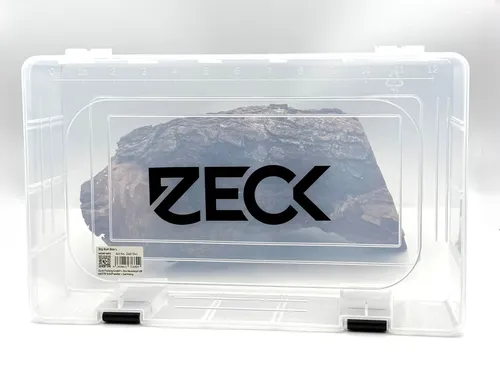 Zeck Big Bait Box Transparent 36x22,5x8cm Angelbox OHNE Unterteilungen