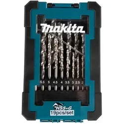 Makita Bohrersatz D-67549, 19-tlg HSS-G