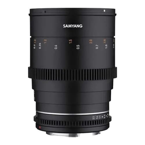 Samyang 23010 MF 35mm T1,5 VDSLR MK2 MFT – Lichtstarkes Weitwinkel-Videoobjektiv - Objektiv für MFT Mount mit T1,5 Blende für beeindruckendes Bokeh und scharfe Bilder. Ideal für professionelle Filmaufnahmen, auch in anspruchsvollen Umgebungen.