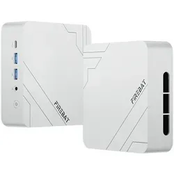 Firebat F1 Mini PC mit AMD Ryzen 7 H 255 und 16GB RAM in weiß von BOSGAME