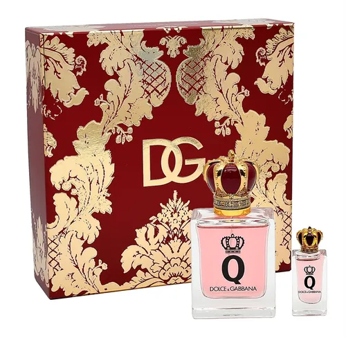 Dolce & Gabbana Q EDP Geschenkset 50 ml + 5 ml - Damen Parfüm Geschenkset mit 50 ml und 5 ml Eau de Parfum, ideal für besondere Anlässe oder als luxuriöses Geschenk.