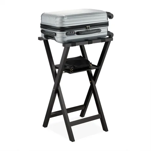 Kofferständer Kofferablage Gepäckständer klappbar von Relaxdays