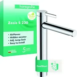 hansgrohe Zesis S 230 Waschtischarmatur CoolStart