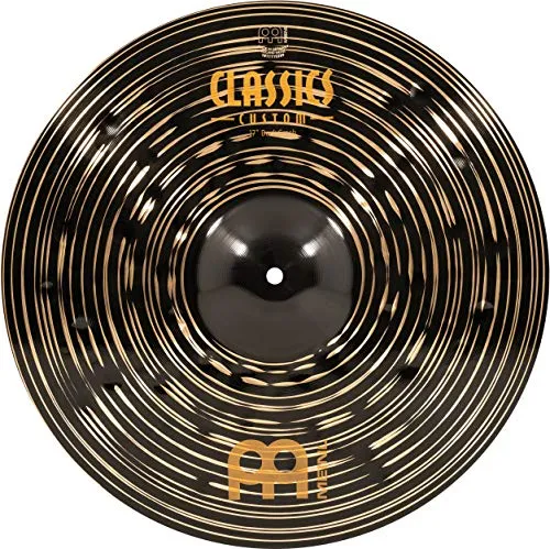 Meinl Classics Custom Dark 17'' Crash Becken - Hochwertiges Crash-Becken, ideal für vielseitige Musikstile mit warmem Klang und schneller Ansprache.