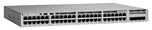 Cisco Systems Catalyst 9200L Unmanaged L3 Gigabit Ethernet Switch - Netzwerk-Switches mit 48 Gigabit Ethernet Anschlüssen, ideal für leistungsstarke Netzwerkumgebungen und einfache Verwaltung.